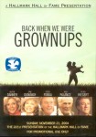Back When We Were Grownups Back When We Were Grownups